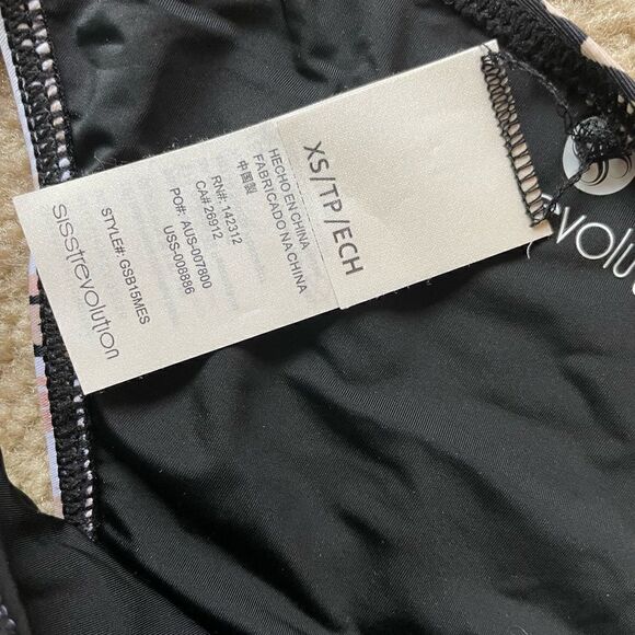 SISSTREVOLUTION WOMENS ERINA SKIIMPY SWIM BOTTOMS AND TOP SIZE XS - Picture 6 of 8